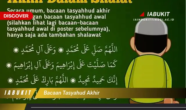 Intip Bacaan Tasyahud Akhir Yang Bikin Kamu Penasaran