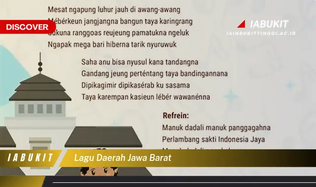 Intip Lagu Daerah Jawa Barat Yang Bikin Kamu Penasaran