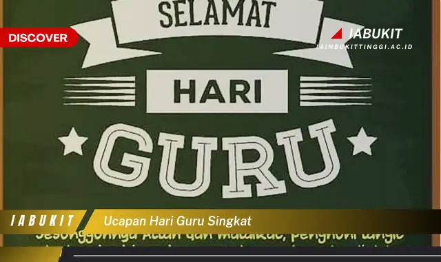 Intip Ucapan Hari Guru Singkat Yang Bikin Kamu Penasaran