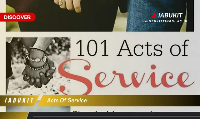 acts of service