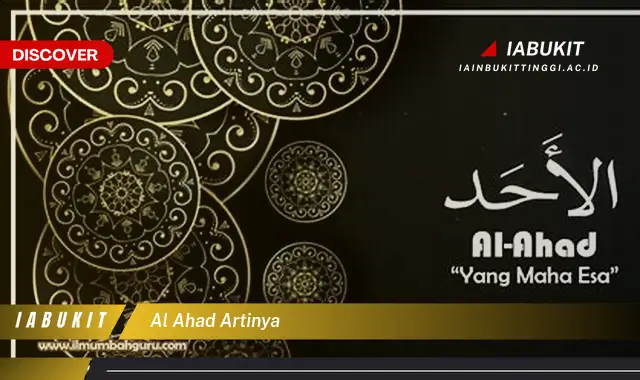 al ahad artinya