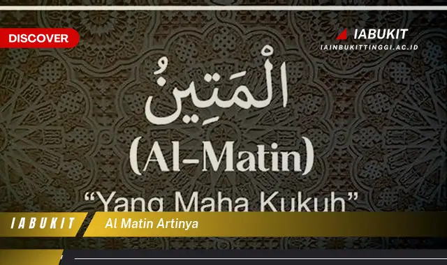al matin artinya