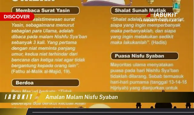amalan malam nisfu syaban