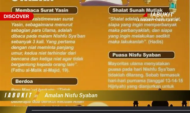 amalan nisfu syaban