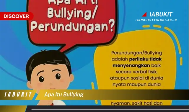 apa itu bullying
