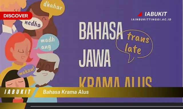 bahasa krama alus