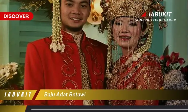 baju adat betawi baju adat betawi
