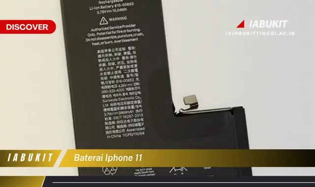 baterai iphone 11