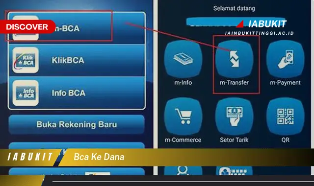 bca ke dana