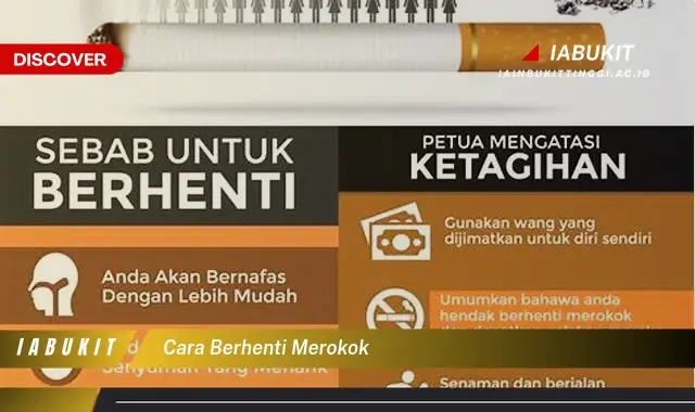 cara berhenti merokok