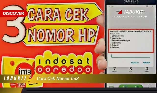 cara cek nomor im3 cara cek nomor im3