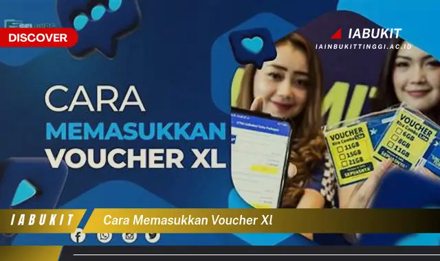 cara memasukkan voucher xl