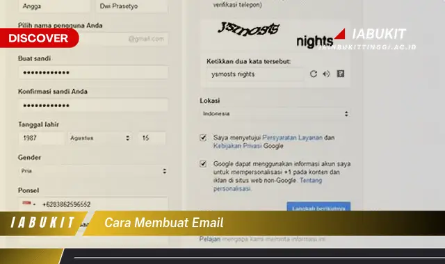 cara membuat email