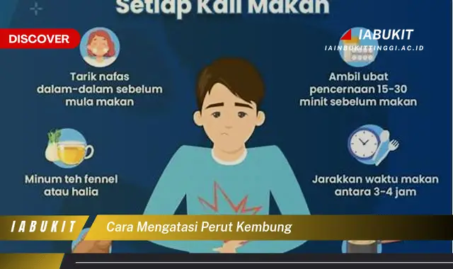 cara mengatasi perut kembung