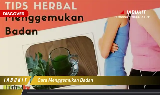 cara menggemukan badan