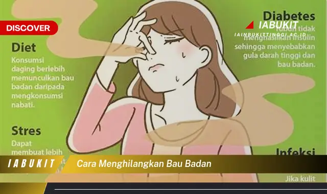 cara menghilangkan bau badan