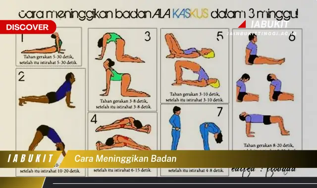 cara meninggikan badan