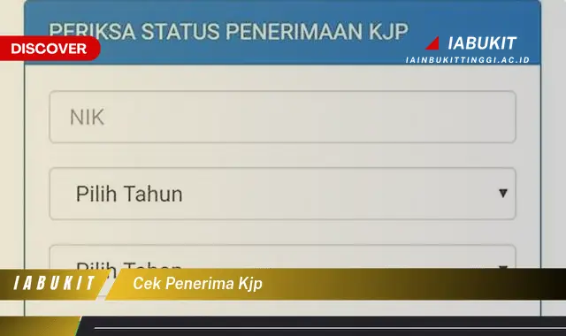 cek penerima kjp