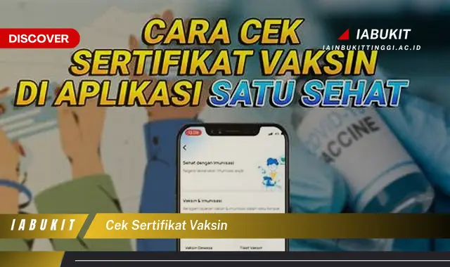 cek sertifikat vaksin