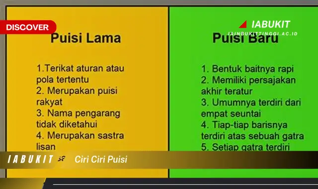 Intip Ciri-ciri Puisi yang Jarang Diketahui