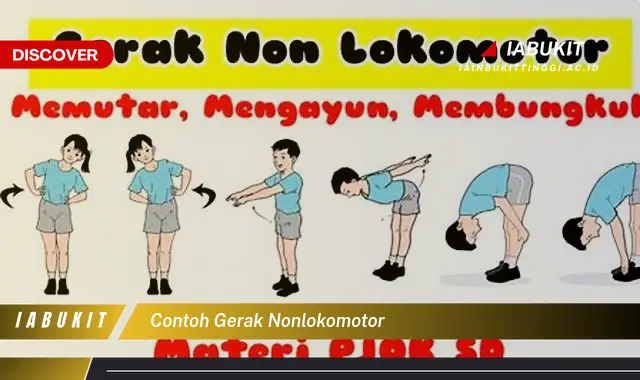 contoh gerak nonlokomotor