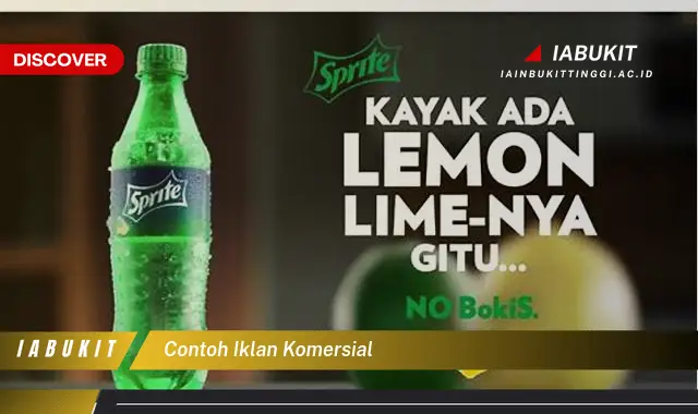 contoh iklan komersial