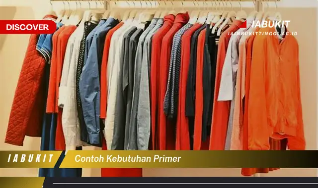 contoh kebutuhan primer