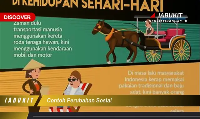 contoh perubahan sosial