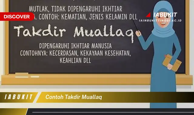 contoh takdir muallaq