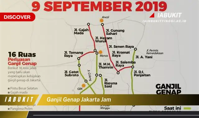 ganjil genap jakarta jam