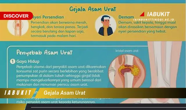 gejala asam urat gejala asam urat