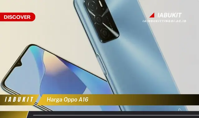 harga oppo a16