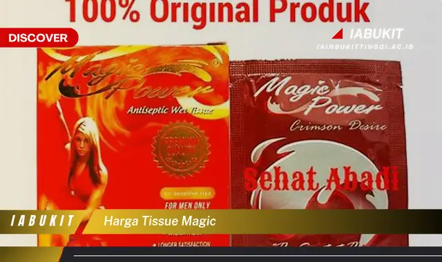 harga tissue magic