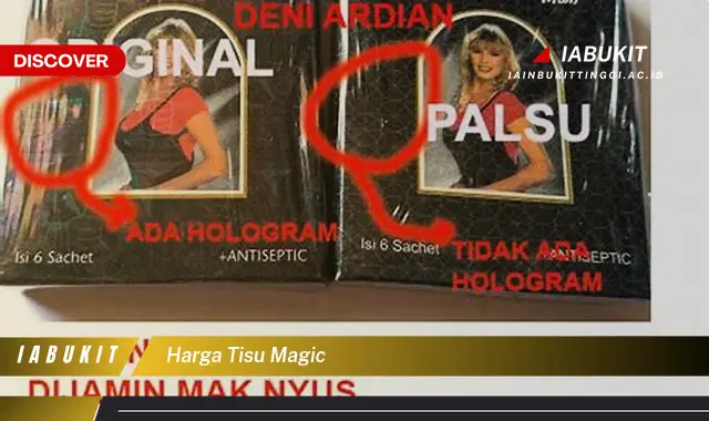 harga tisu magic