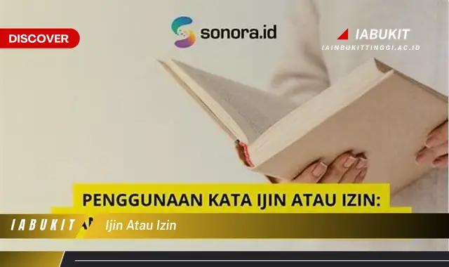 ijin atau izin