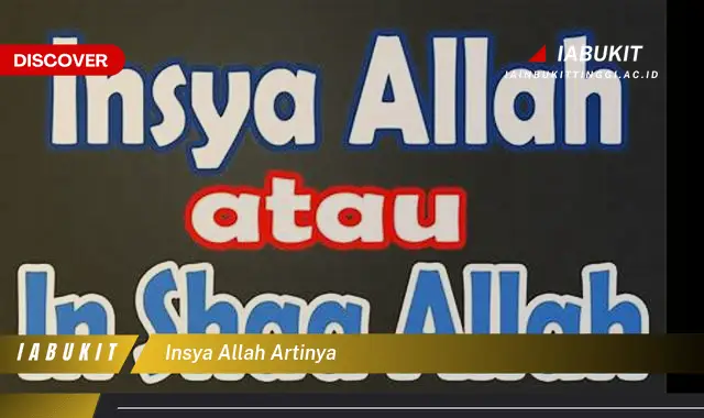 insya allah artinya