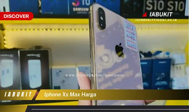 iphone xs max harga