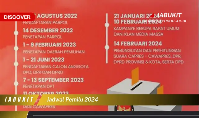 jadwal pemilu 2024