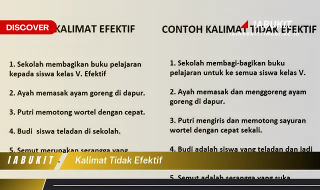 kalimat tidak efektif