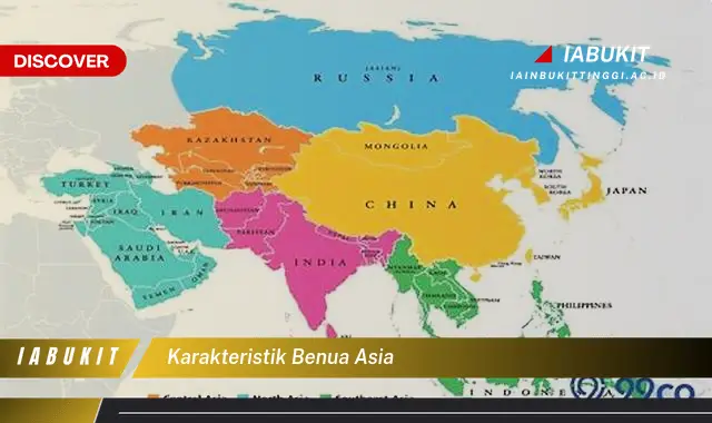 karakteristik benua asia