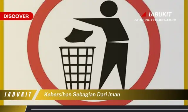 kebersihan sebagian dari iman