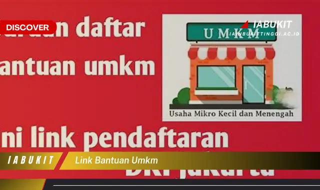 link bantuan umkm