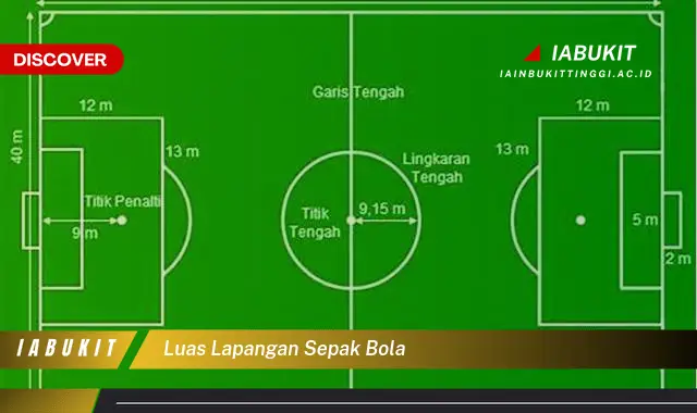 luas lapangan sepak bola