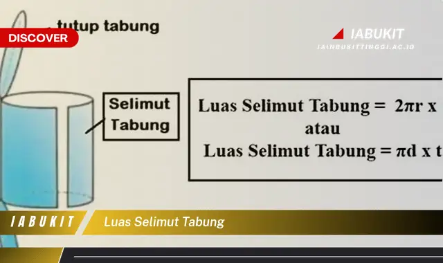 luas selimut tabung luas selimut tabung