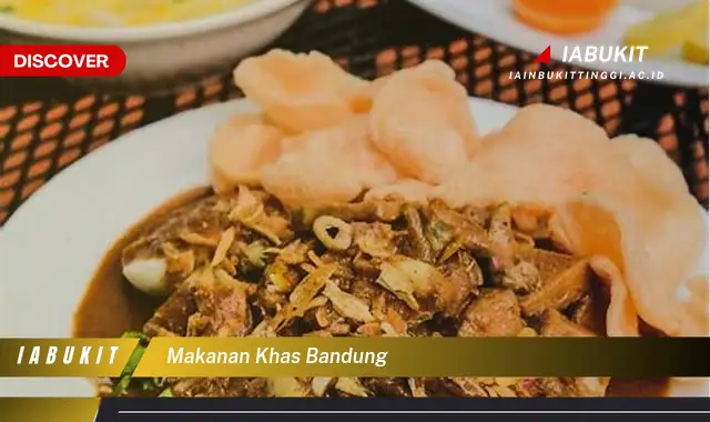 makanan khas bandung