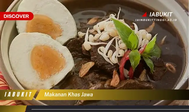 makanan khas jawa