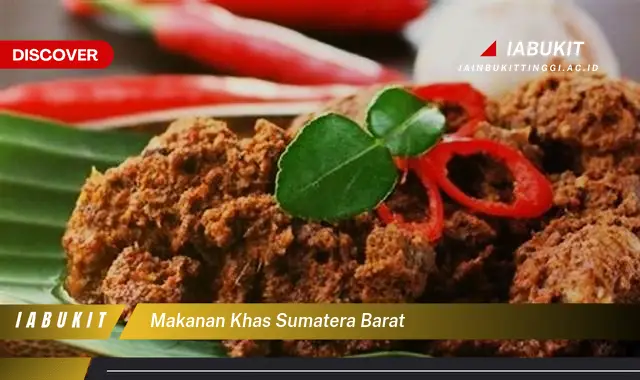 makanan khas sumatera barat