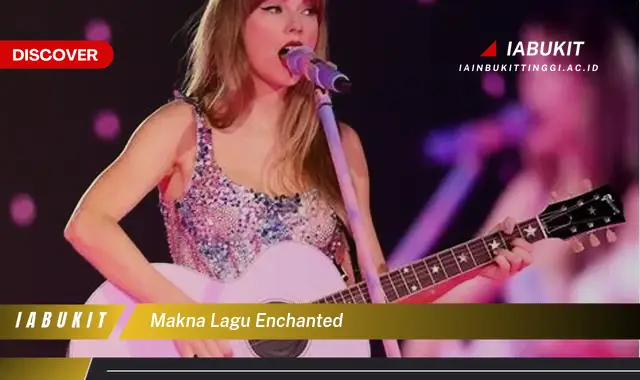 makna lagu enchanted