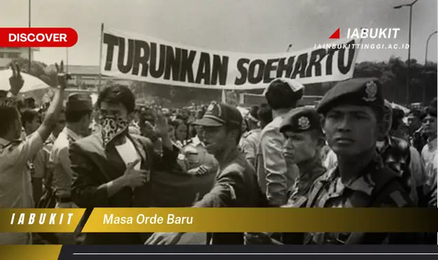 masa orde baru