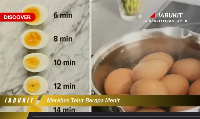merebus telur berapa menit